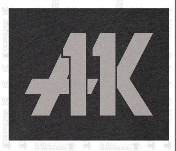 AK11 Dark Gray Raglan Fleece Sweatshirt